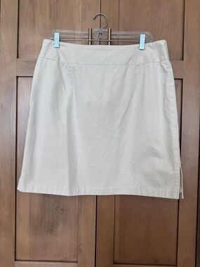 Banana Republic Soft Cream Mini Skirt